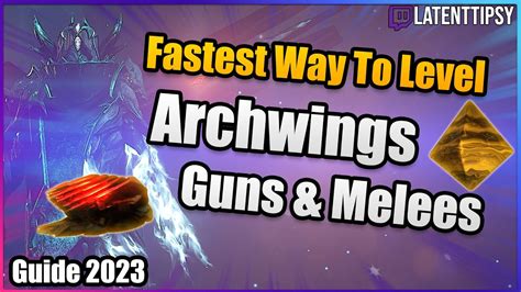 Warframe Fastest Way to level Archwing, Guns & Melees (Free .